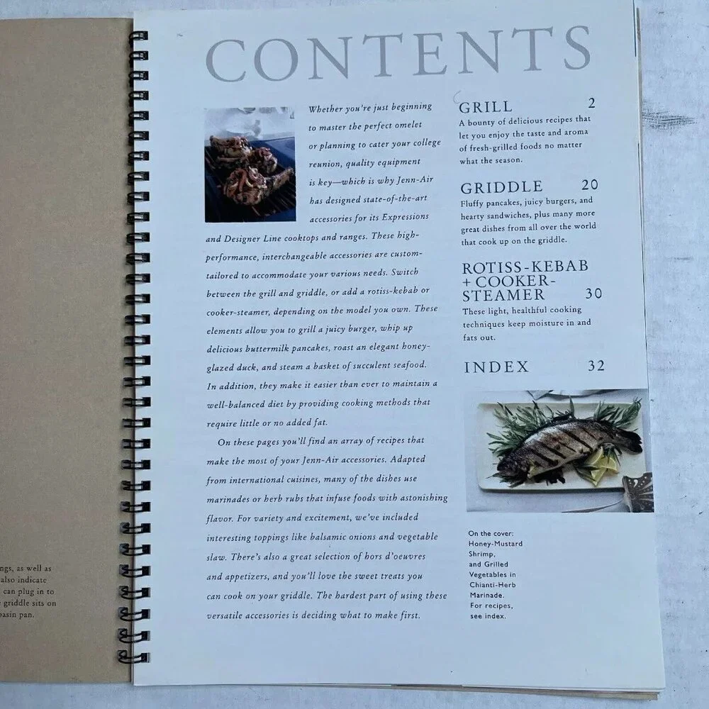 Jenn Air Creative Cooking Great Tasting Recipes for Your Cooktop 50 Plus Recipes